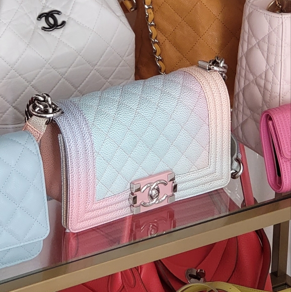 ❌️SOLD❌️Chanel boy bag rainbow small - Picture 4 of 14